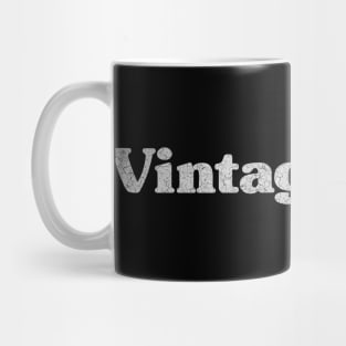 Vintage - Distressed - White Mug